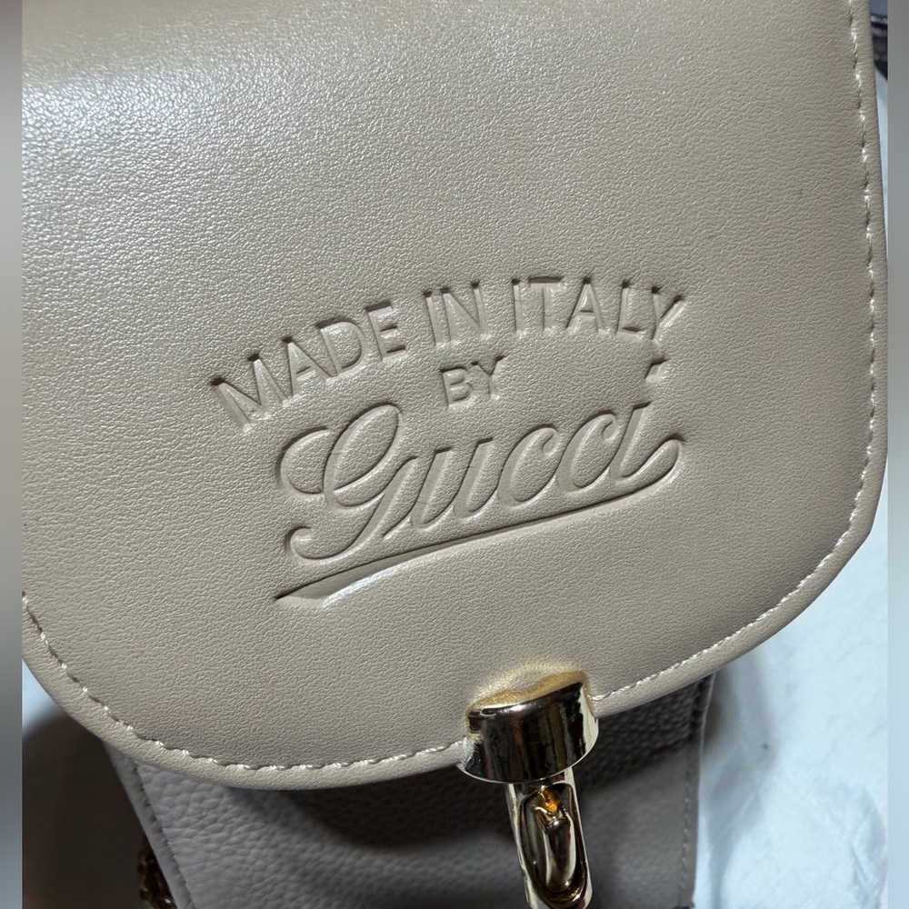 No Name Faux Leather Chain Crossbody Shoulder Handbag